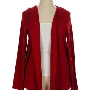Eileen Fisher Vibrant Red Knitwear Jacket